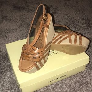 Lucky Brand Wedged Heeled Shoes